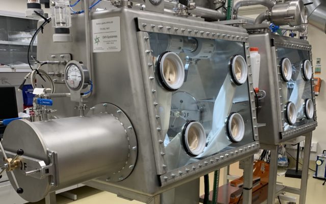 Double boite à gants pour le laboratoire AMIALAB