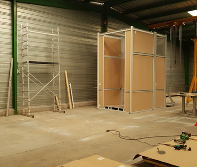 Un nouveau hall de montage et essais en cours d’aménagement