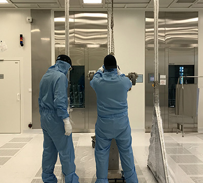 Installation salle blanche ISO8