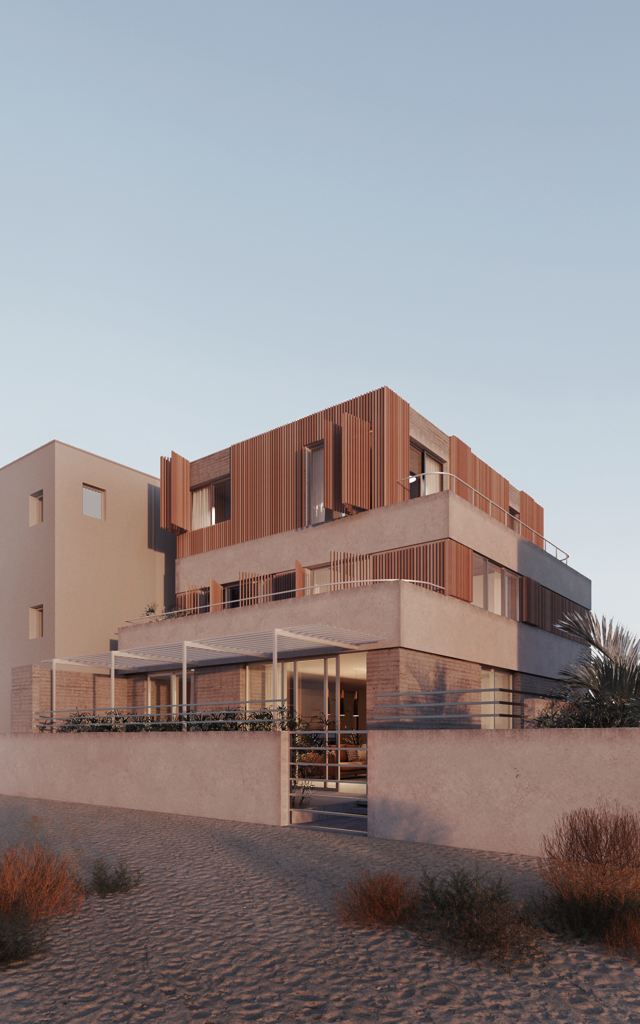 Maison Architecte à Palavas-les-Flots au bord de l'eau conçue par l'Atelier Pascual Architecte à Nîmes