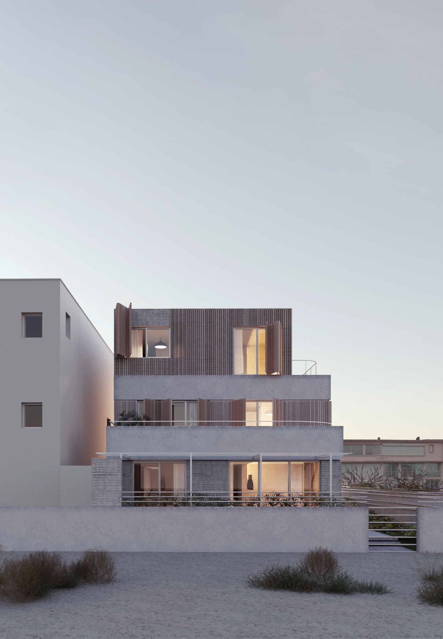 Maison Architecte à Palavas-les-Flots au bord de l'eau conçue par l'Atelier Pascual Architecte à Nîmes