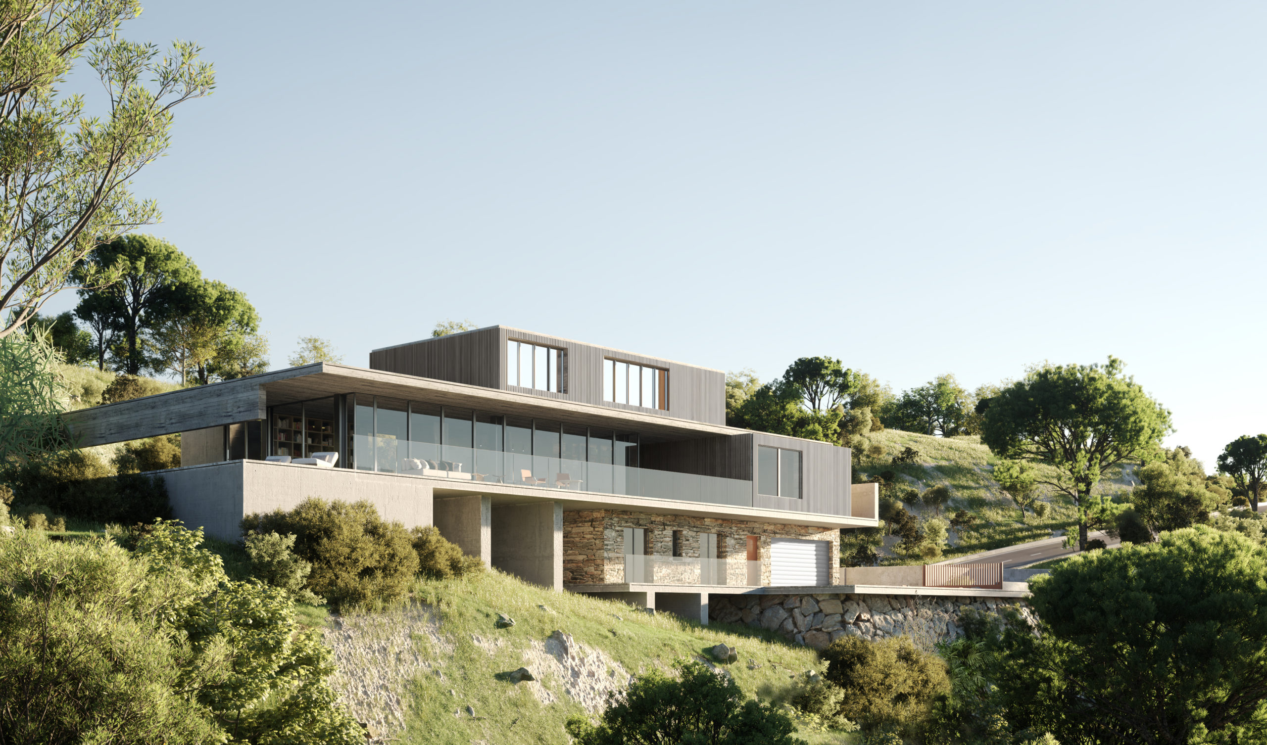 Maison 2.49 d'architecte à Saint-Marc-Jaumegarde près d'Aix-en-Provence